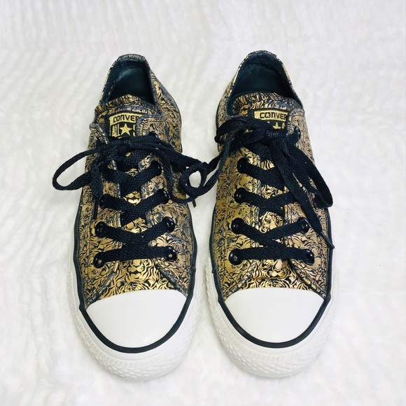 Converse Shoes - Converse All Star Limited Edition GoldBlack Tigers